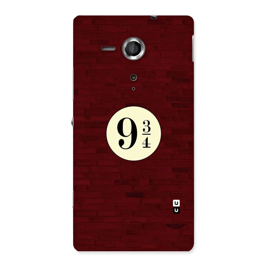Red Wall Express Back Case for Sony Xperia SP