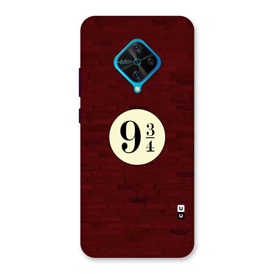 Red Wall Express Back Case for Vivo S1 Pro