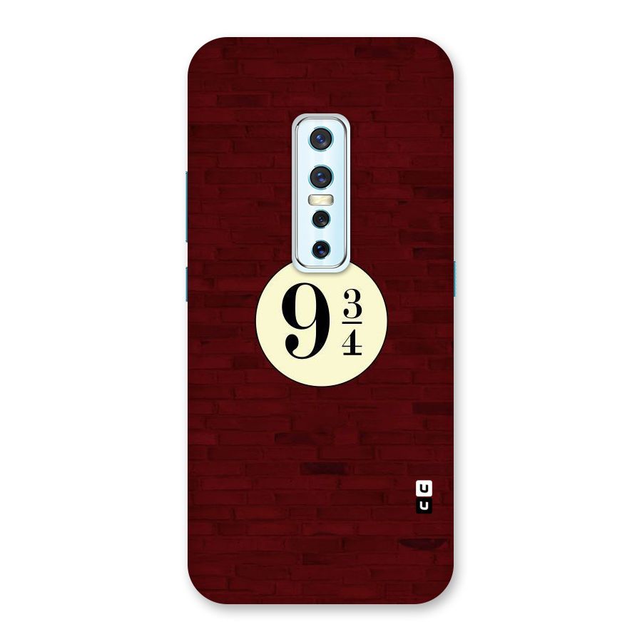 Red Wall Express Back Case for Vivo V17 Pro