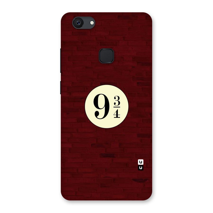 Red Wall Express Back Case for Vivo V7 Plus