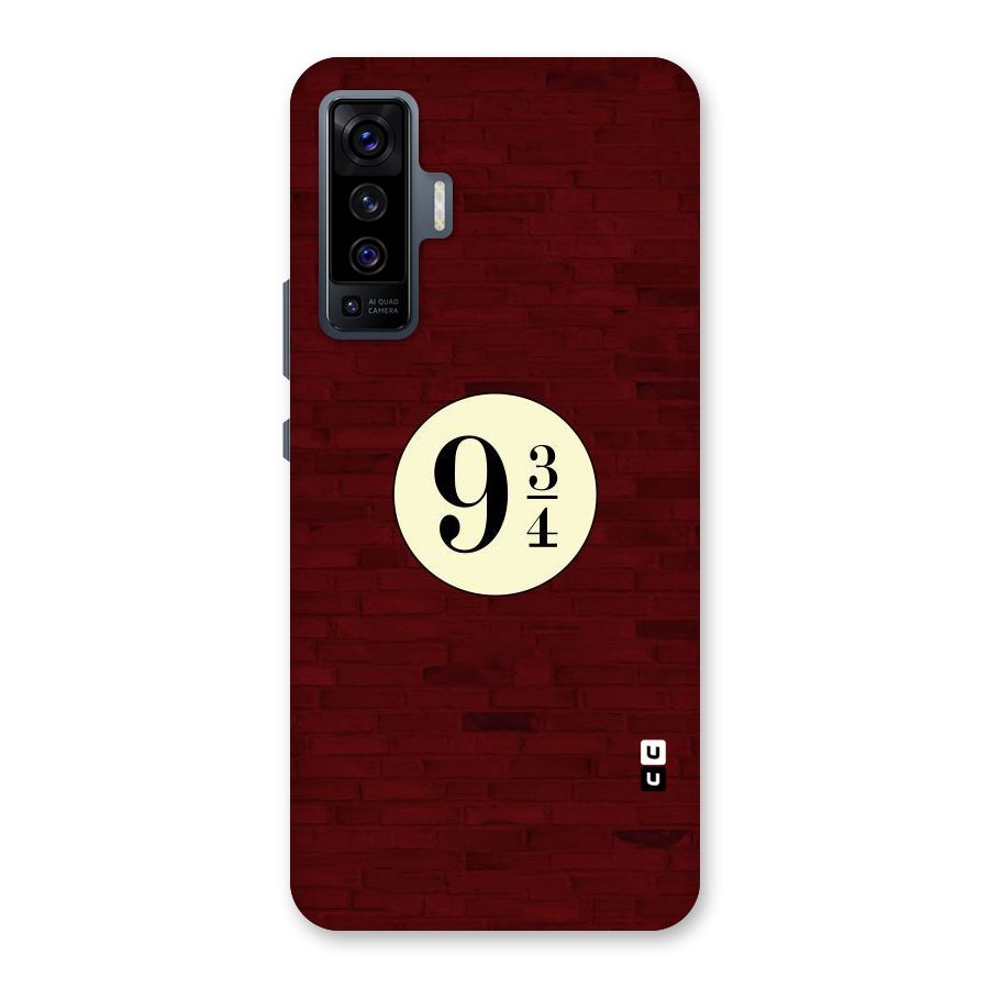 Red Wall Express Back Case for Vivo X50