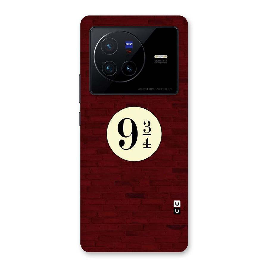 Red Wall Express Back Case for Vivo X80