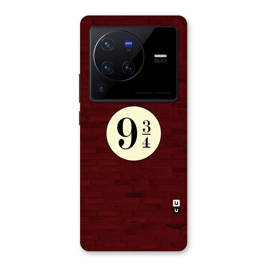 Red Wall Express Back Case for Vivo X80 Pro