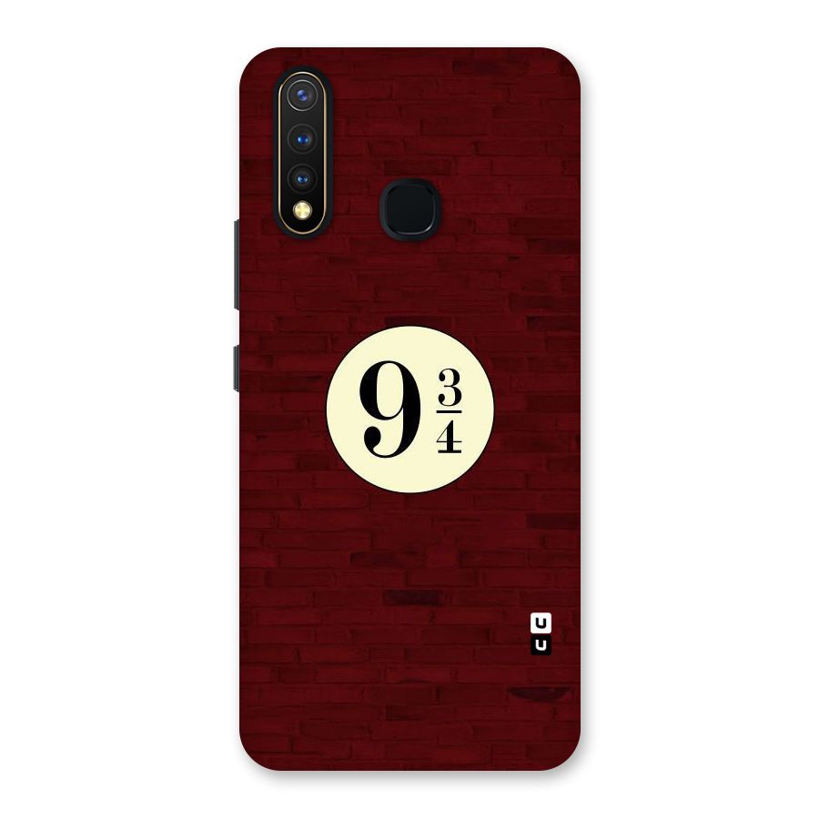Red Wall Express Back Case for Vivo Y19