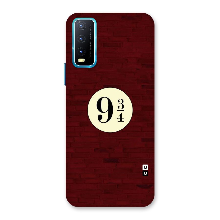 Red Wall Express Back Case for Vivo Y20A