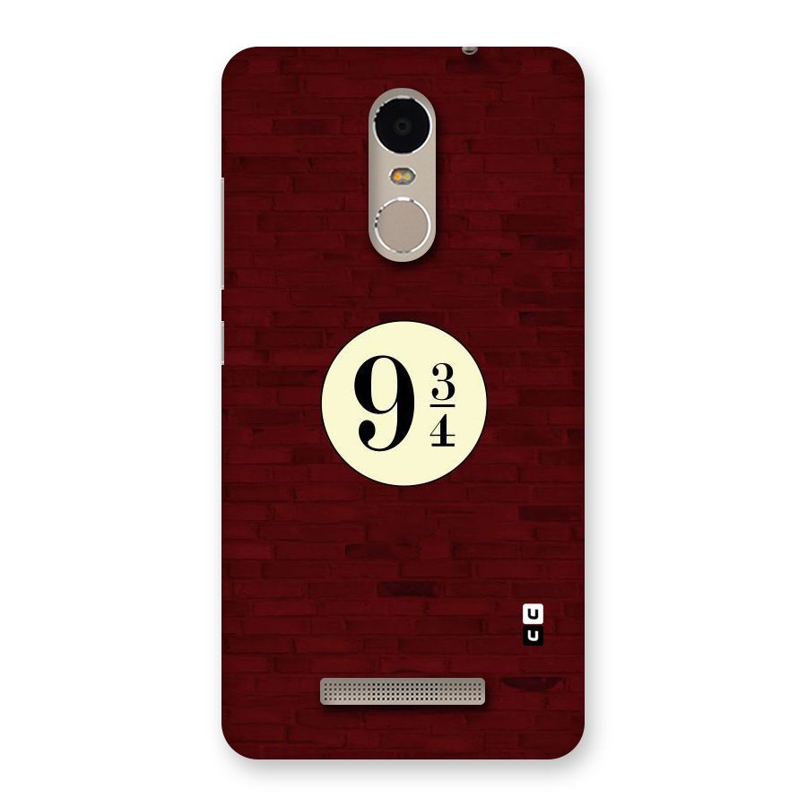 Red Wall Express Back Case for Xiaomi Redmi Note 3