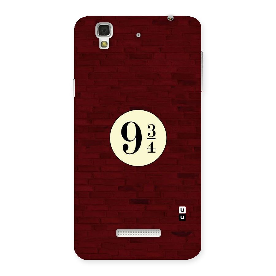 Red Wall Express Back Case for Yu Yureka