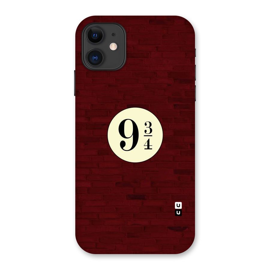 Red Wall Express Back Case for iPhone 11