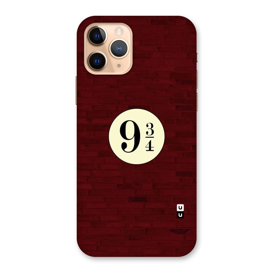 Red Wall Express Back Case for iPhone 11 Pro