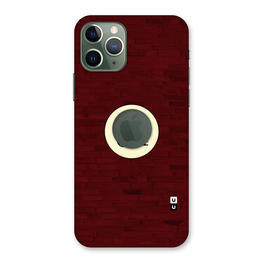 Red Wall Express Back Case for iPhone 11 Pro Logo  Cut