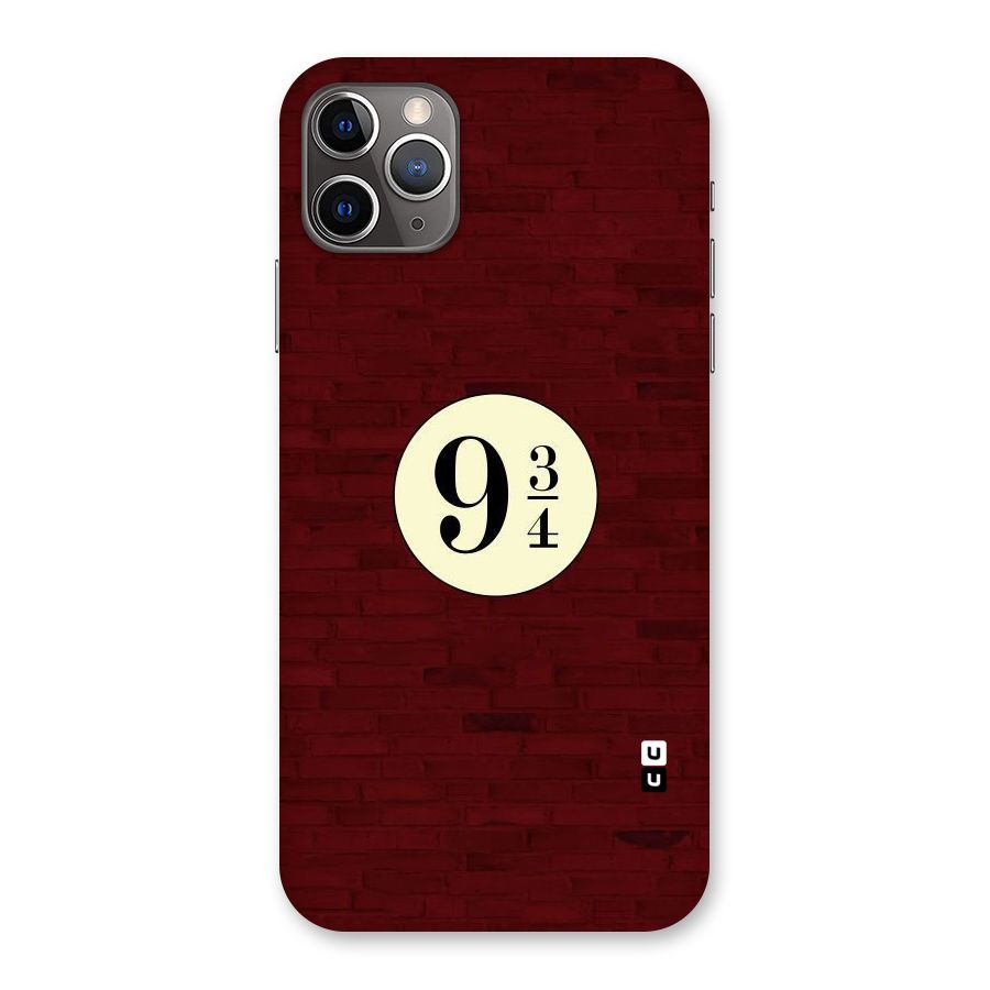 Red Wall Express Back Case for iPhone 11 Pro Max