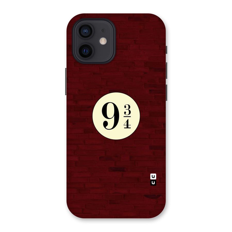 Red Wall Express Back Case for iPhone 12