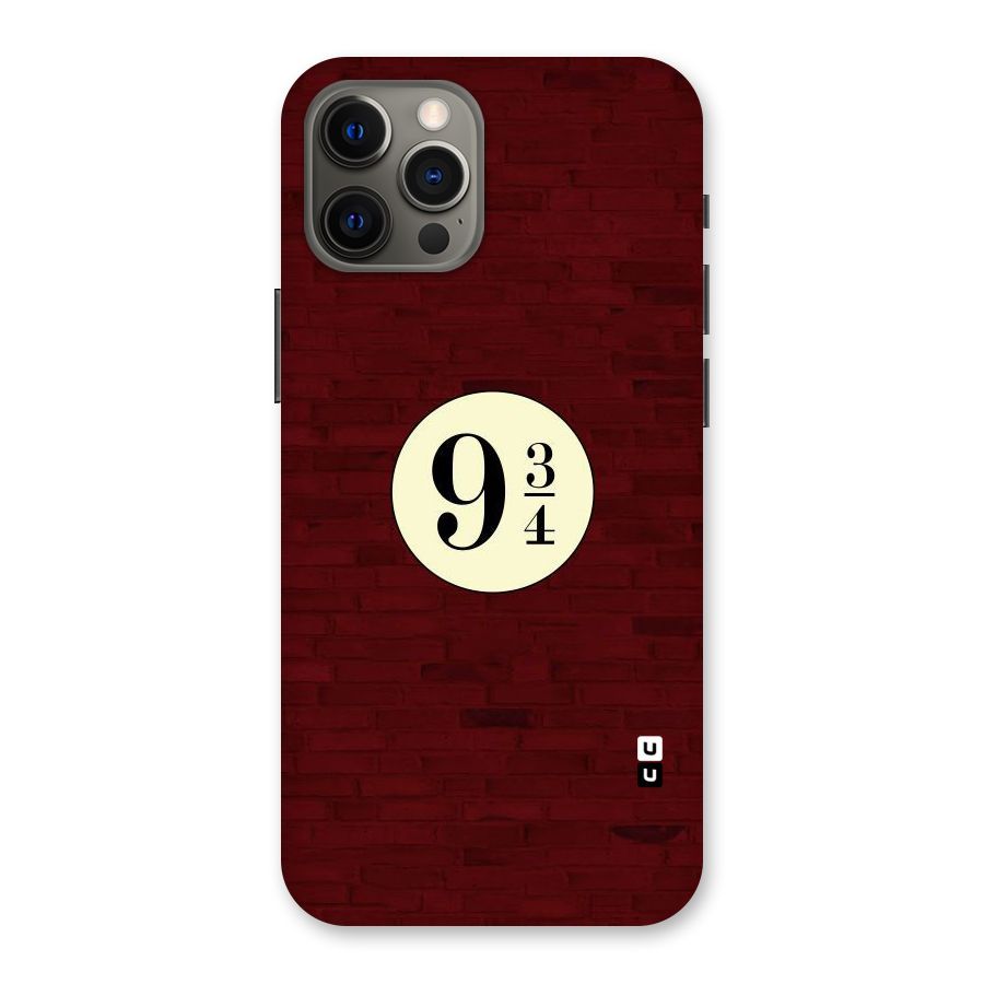 Red Wall Express Back Case for iPhone 12 Pro Max