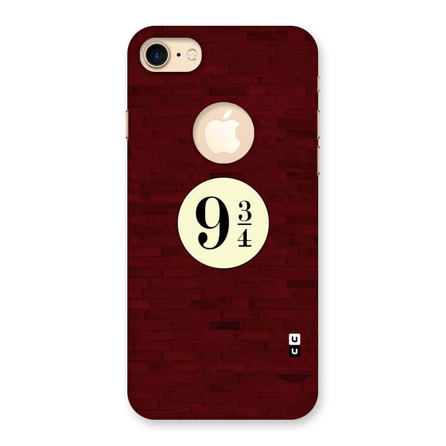 Red Wall Express Back Case for iPhone 7 Logo Cut