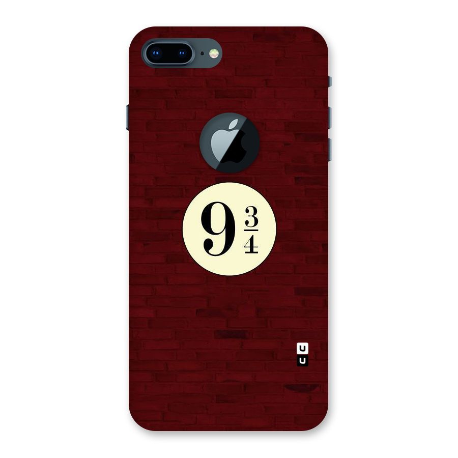 Red Wall Express Back Case for iPhone 7 Plus Logo Cut