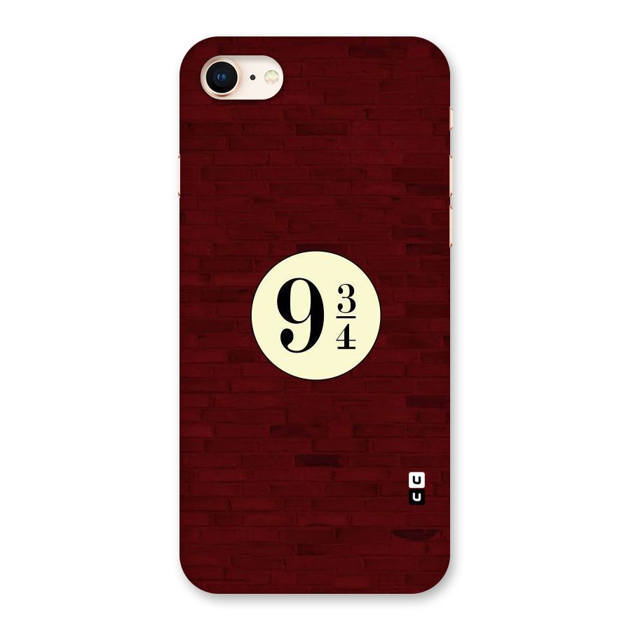 Red Wall Express Back Case for iPhone 8