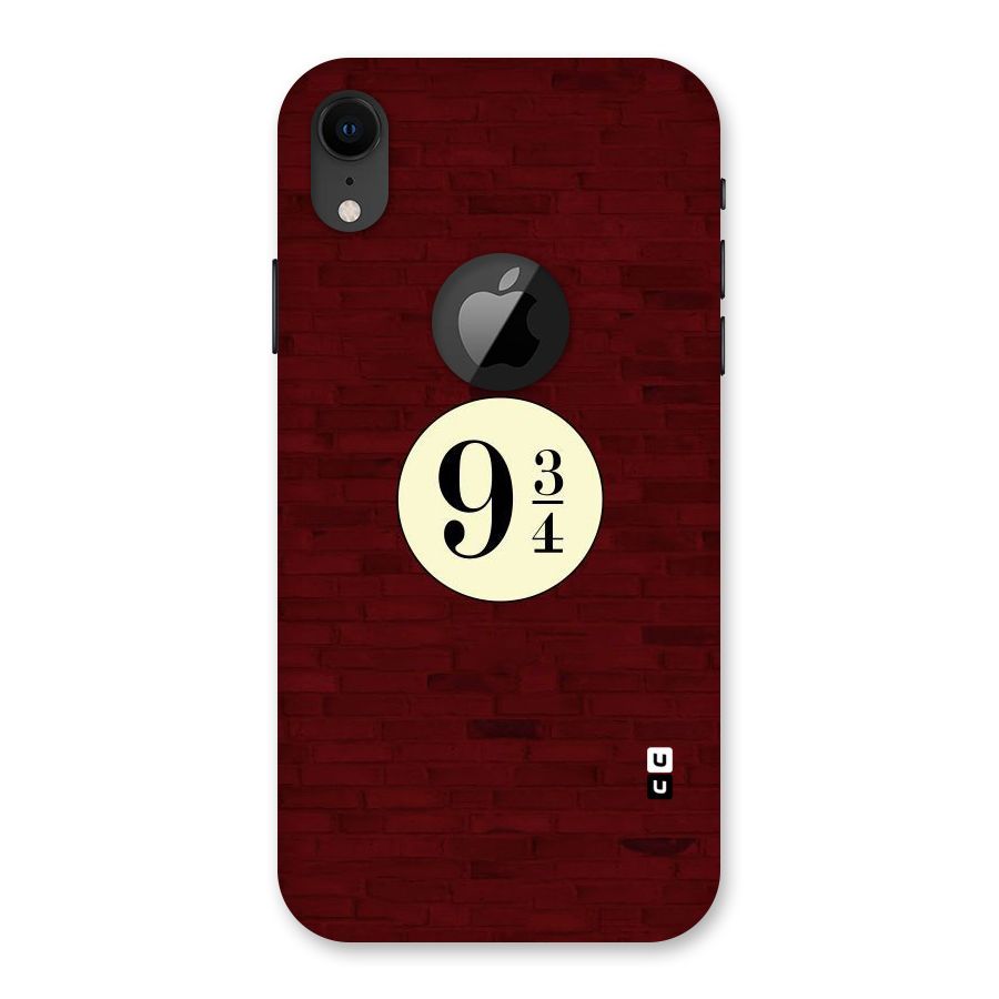 Red Wall Express Back Case for iPhone XR Logo Cut
