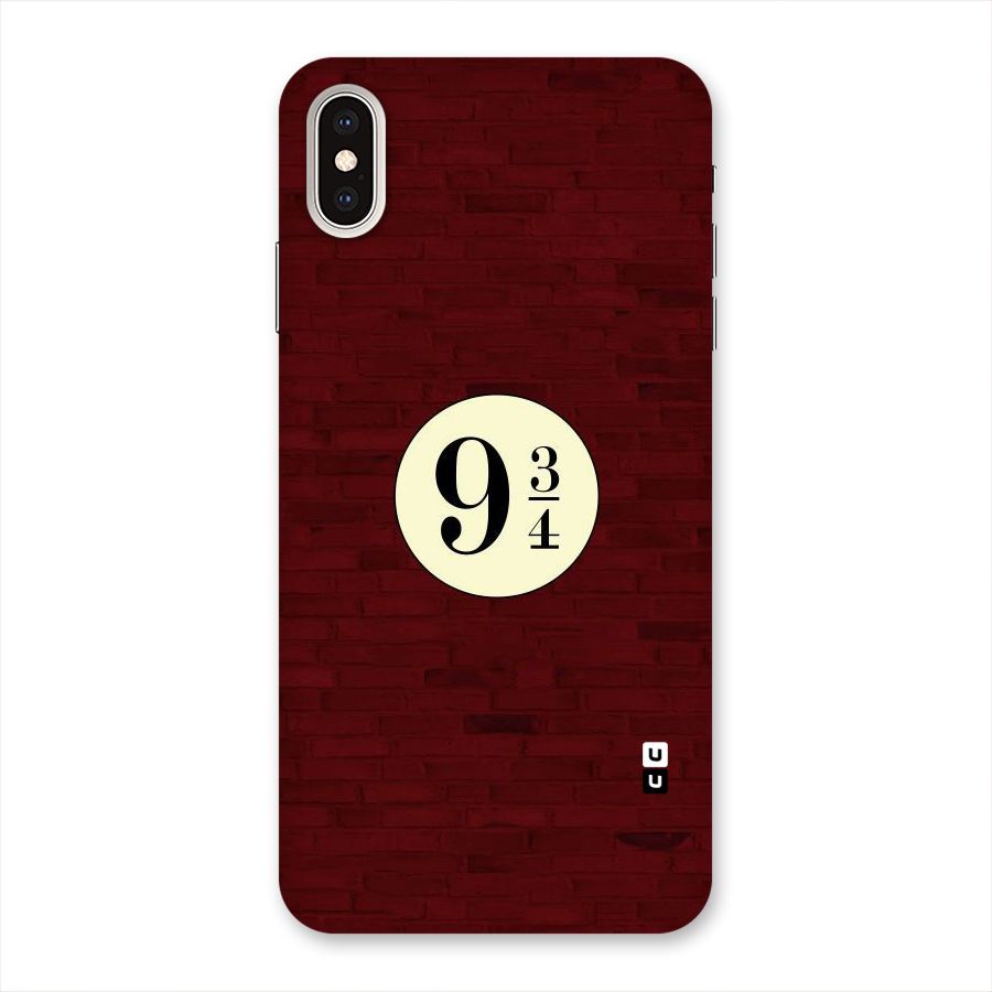 Red Wall Express Back Case for iPhone XS Max