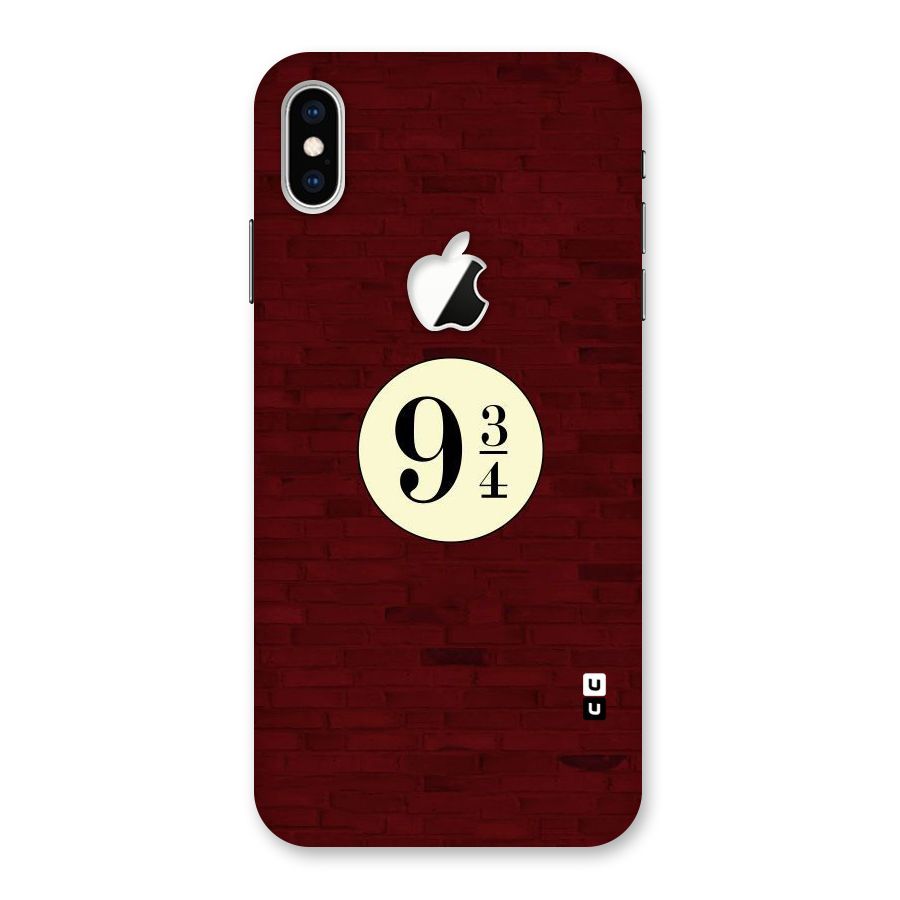 Red Wall Express Back Case for iPhone XS Max Apple Cut
