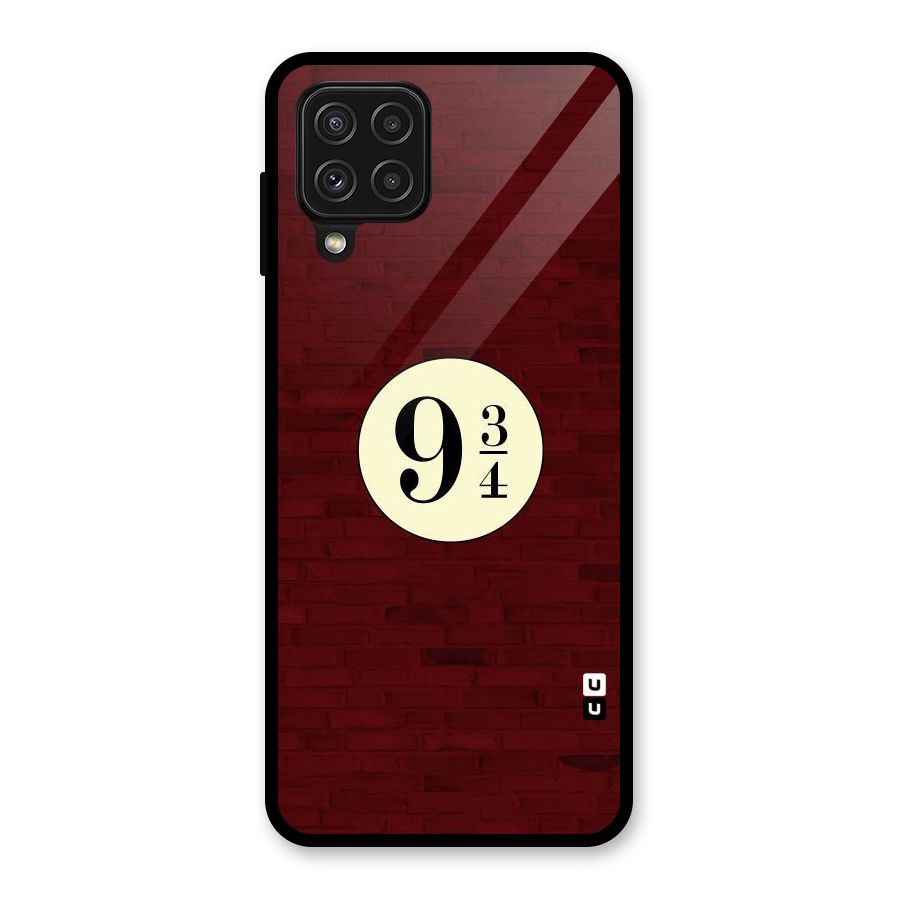 Red Wall Express Glass Back Case for Galaxy A22 4G