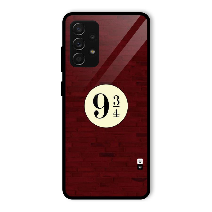 Red Wall Express Glass Back Case for Galaxy A53 5G