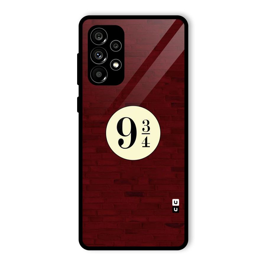 Red Wall Express Glass Back Case for Galaxy A73 5G