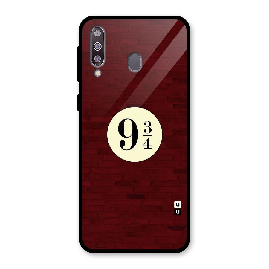 Red Wall Express Glass Back Case for Galaxy M30