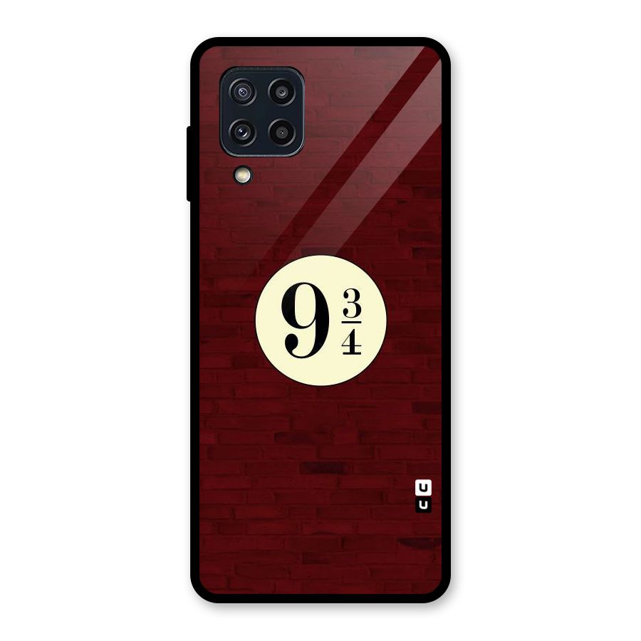 Red Wall Express Glass Back Case for Galaxy M32