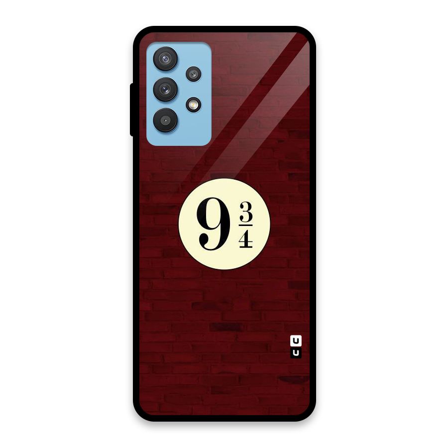 Red Wall Express Glass Back Case for Galaxy M32 5G