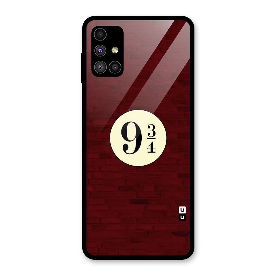 Red Wall Express Glass Back Case for Galaxy M51