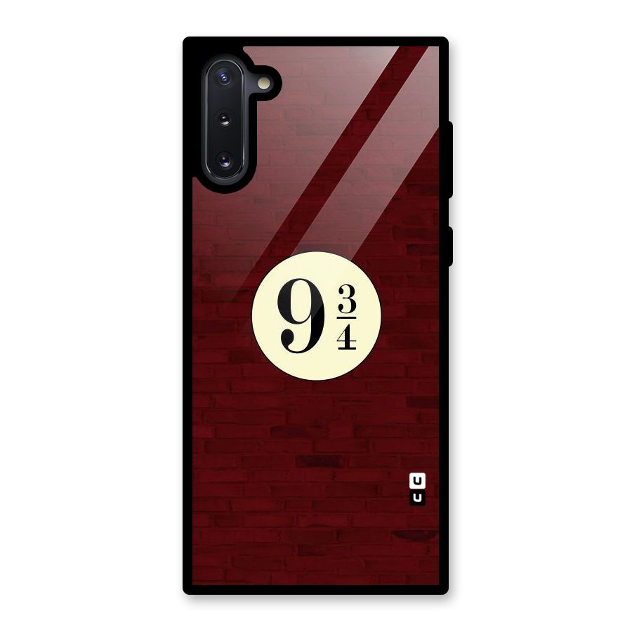 Red Wall Express Glass Back Case for Galaxy Note 10