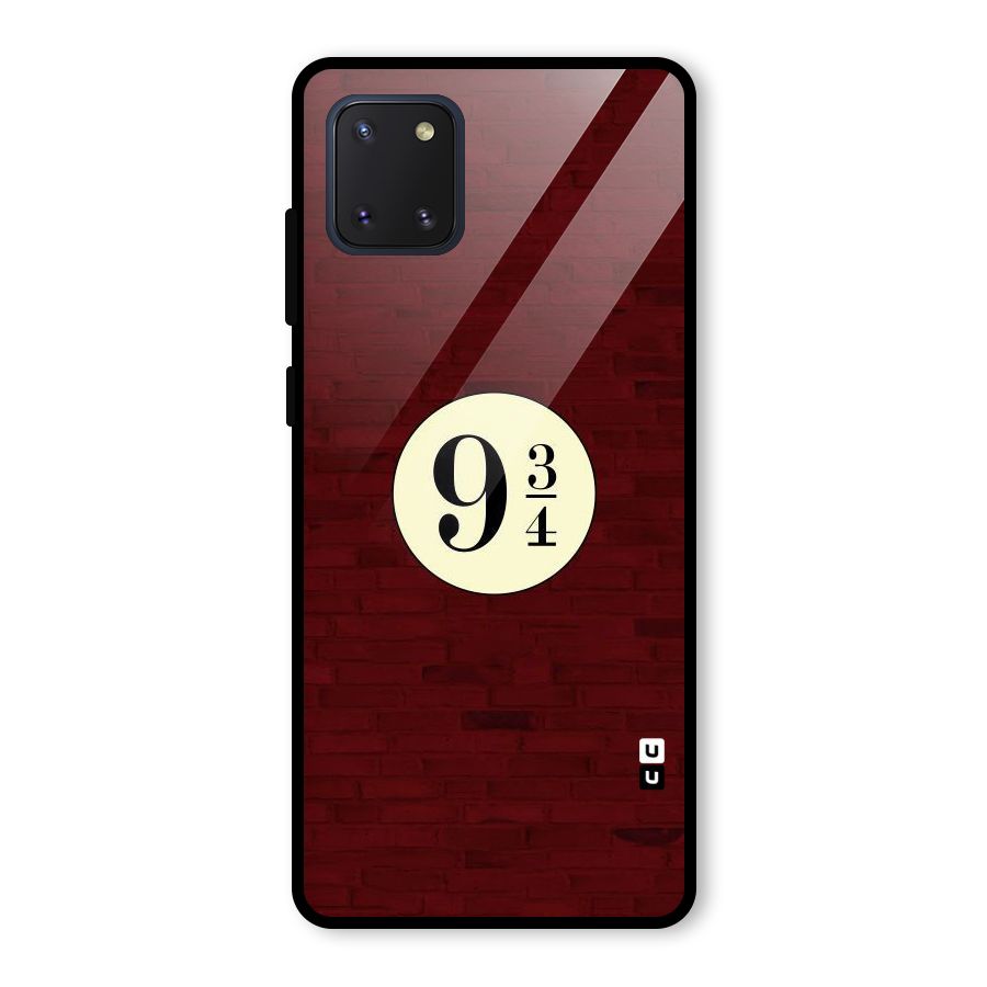 Red Wall Express Glass Back Case for Galaxy Note 10 Lite