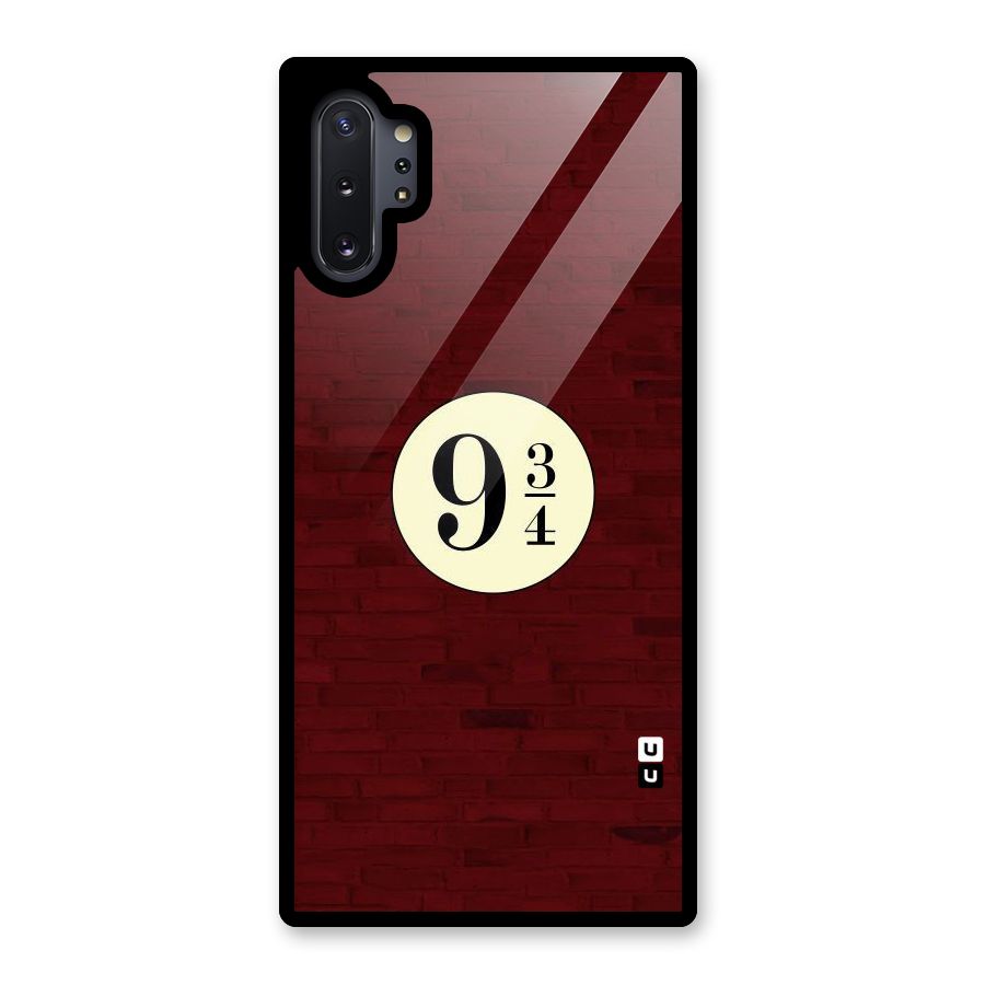 Red Wall Express Glass Back Case for Galaxy Note 10 Plus