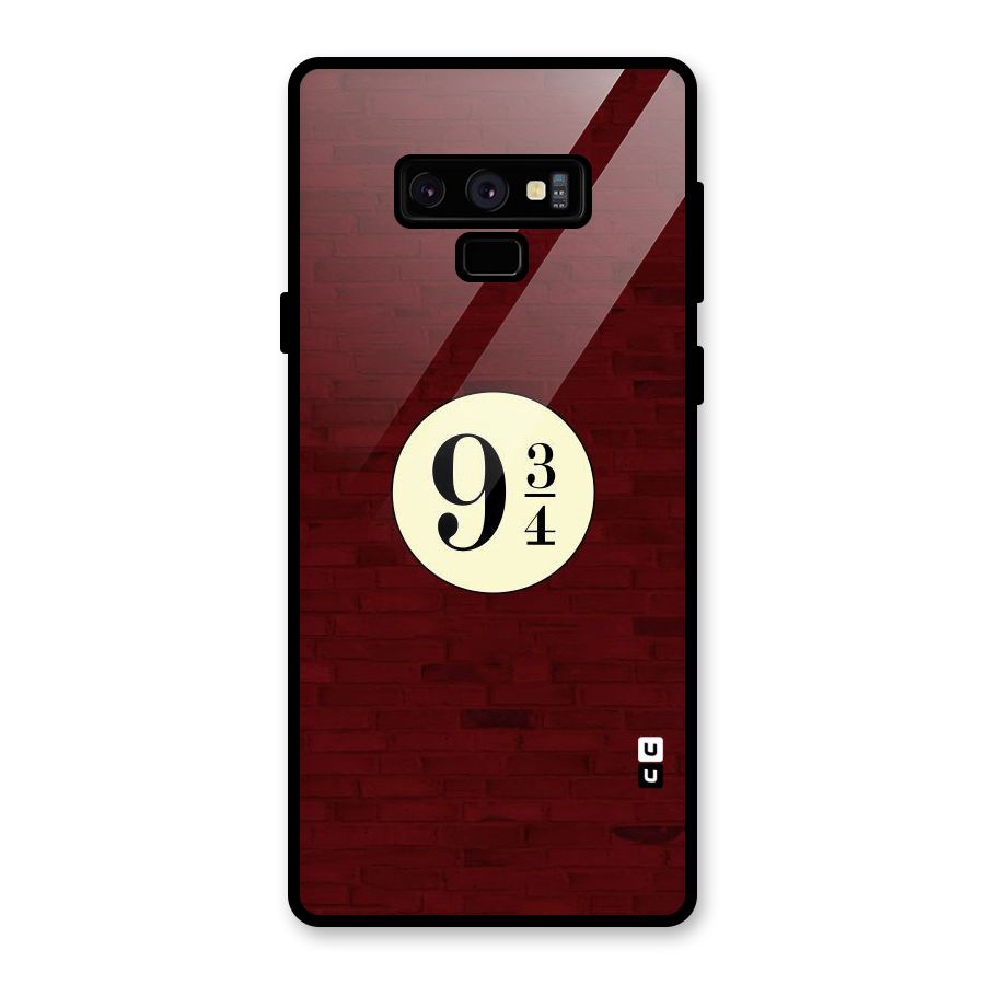 Red Wall Express Glass Back Case for Galaxy Note 9