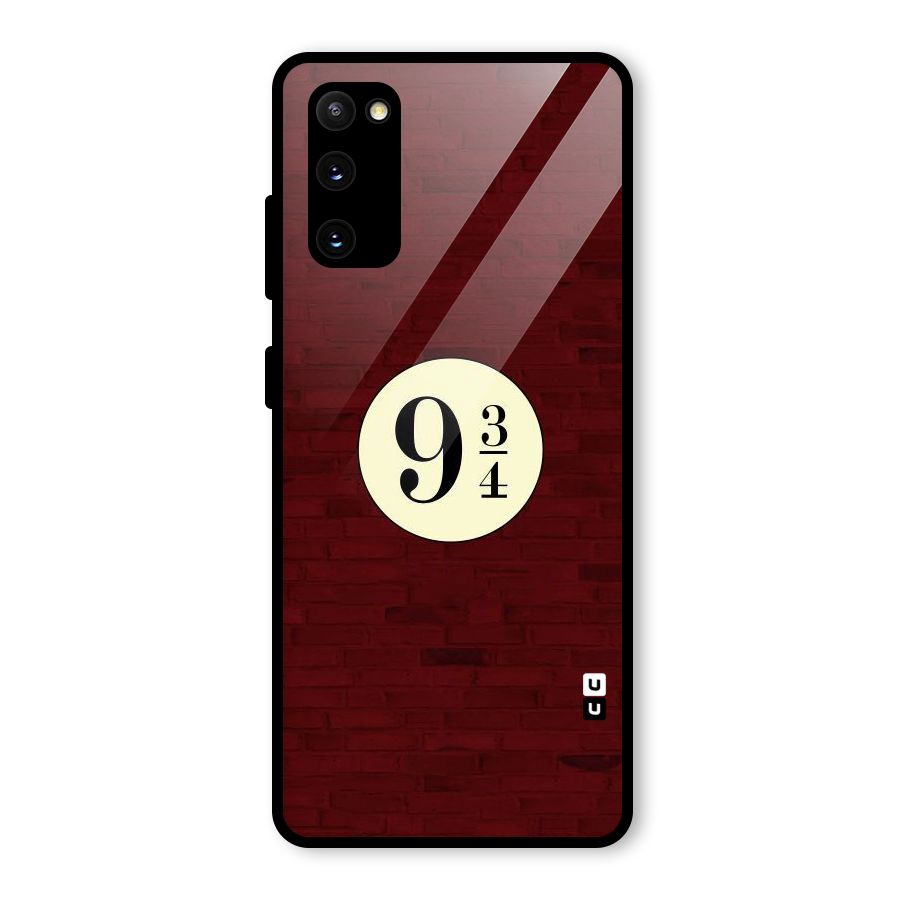 Red Wall Express Glass Back Case for Galaxy S20 FE 5G