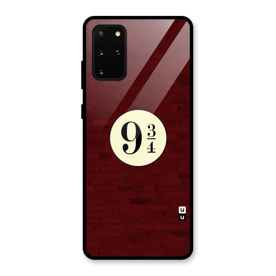 Red Wall Express Glass Back Case for Galaxy S20 Plus