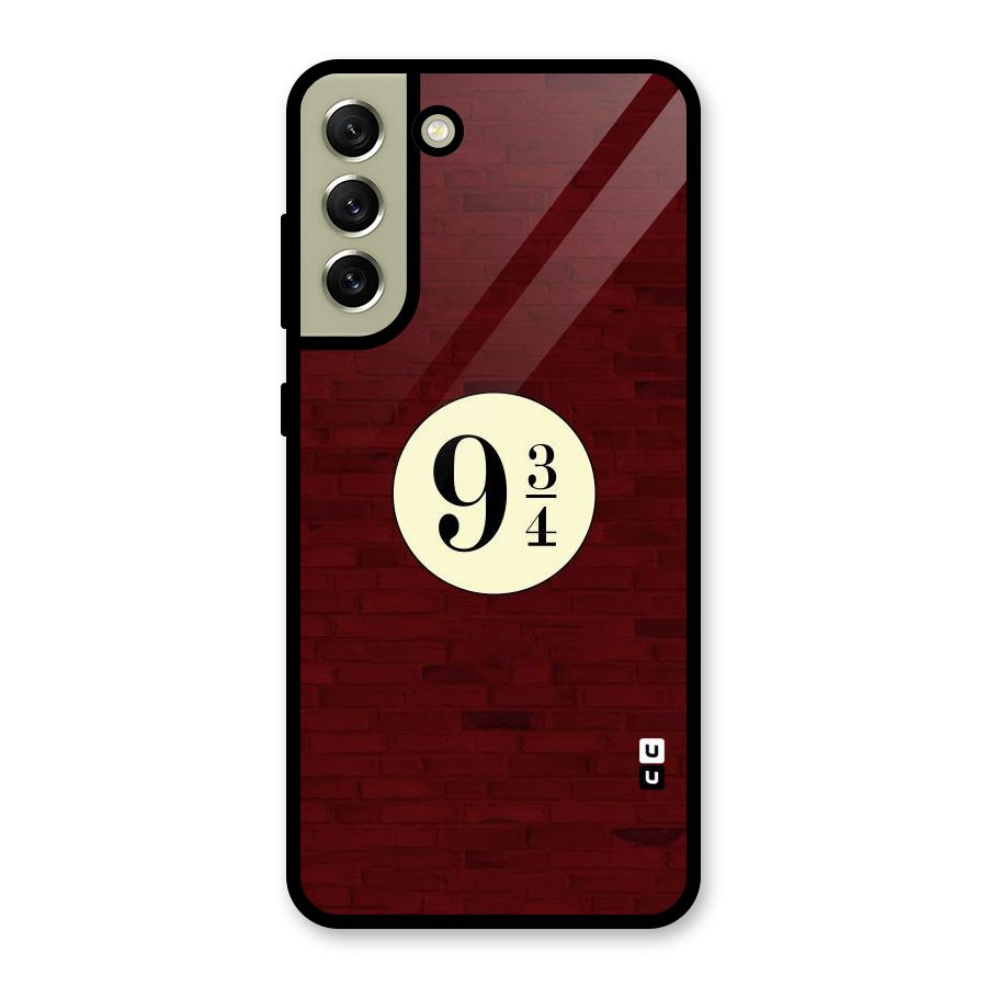 Red Wall Express Glass Back Case for Galaxy S21 FE 5G