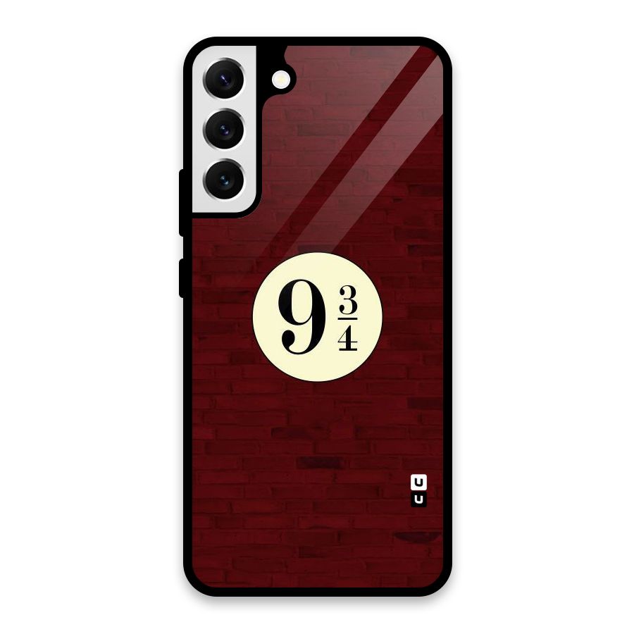 Red Wall Express Glass Back Case for Galaxy S22 Plus 5G