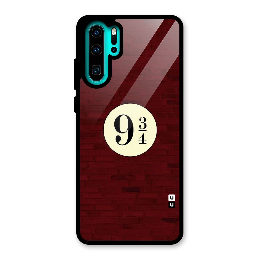 Red Wall Express Glass Back Case for Huawei P30 Pro