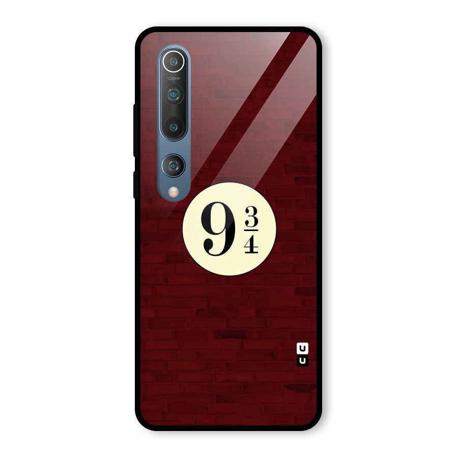 Red Wall Express Glass Back Case for Mi 10