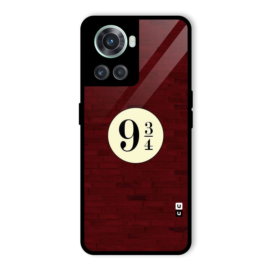 Red Wall Express Glass Back Case for OnePlus 10R