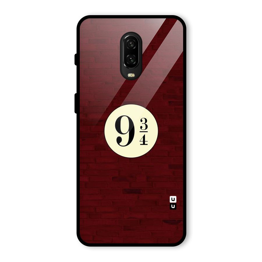 Red Wall Express Glass Back Case for OnePlus 6T