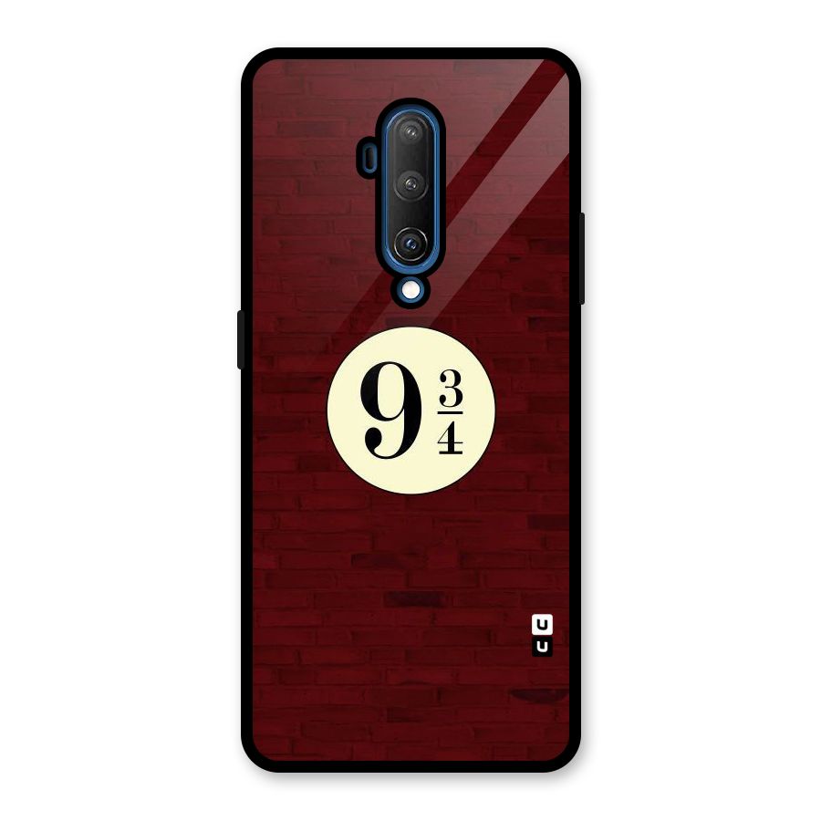 Red Wall Express Glass Back Case for OnePlus 7T Pro