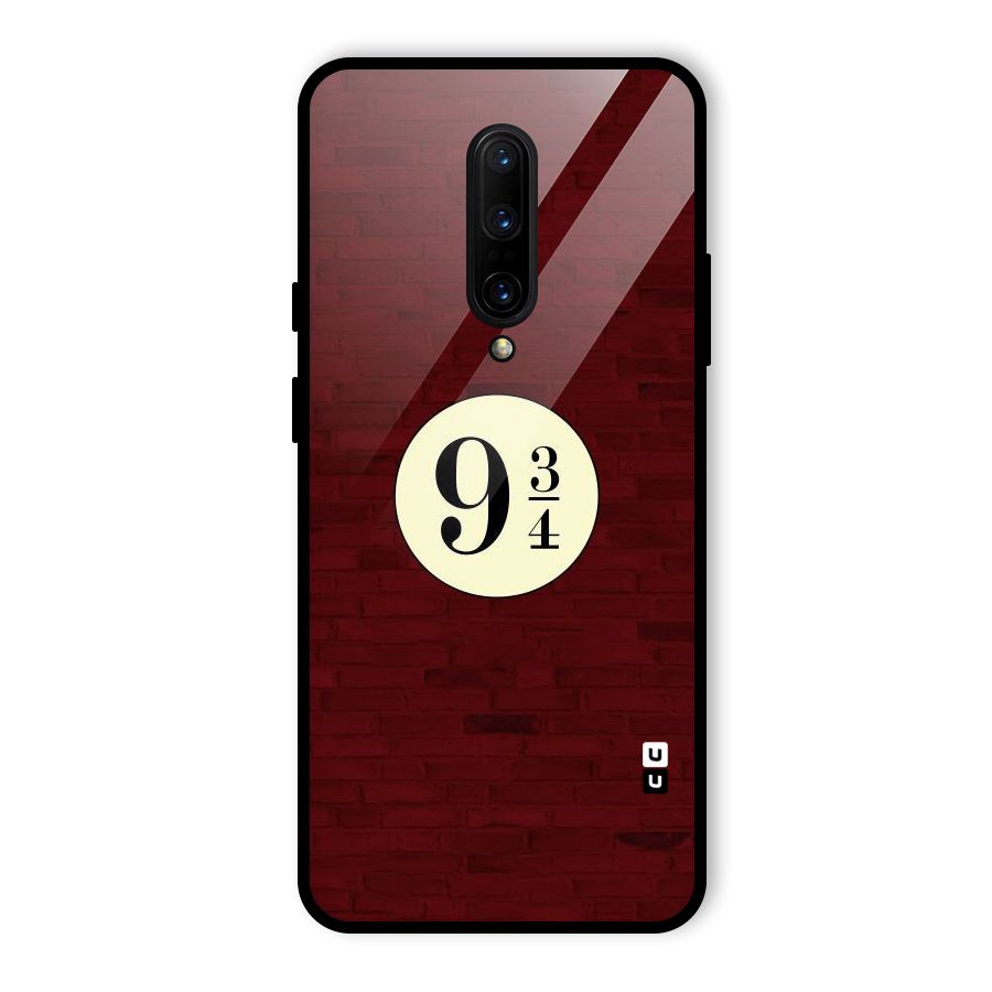 Red Wall Express Glass Back Case for OnePlus 7 Pro