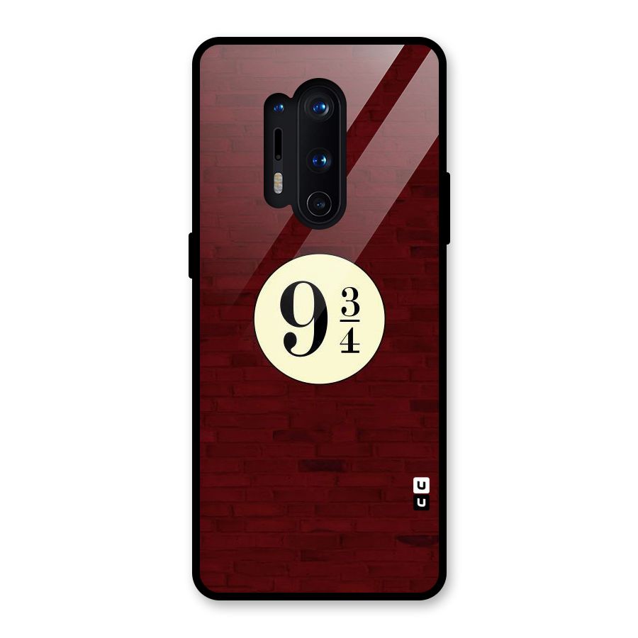 Red Wall Express Glass Back Case for OnePlus 8 Pro