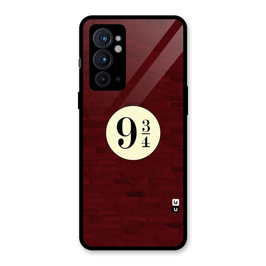 Red Wall Express Glass Back Case for OnePlus 9RT 5G