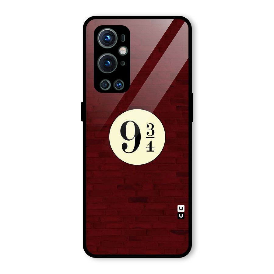 Red Wall Express Glass Back Case for OnePlus 9 Pro