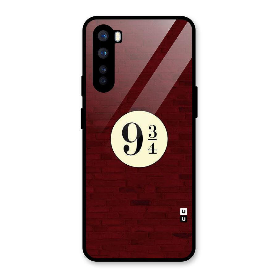 Red Wall Express Glass Back Case for OnePlus Nord