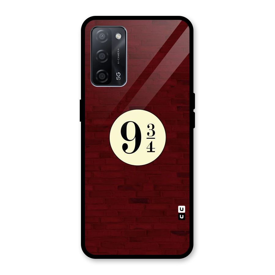 Red Wall Express Glass Back Case for Oppo A53s 5G