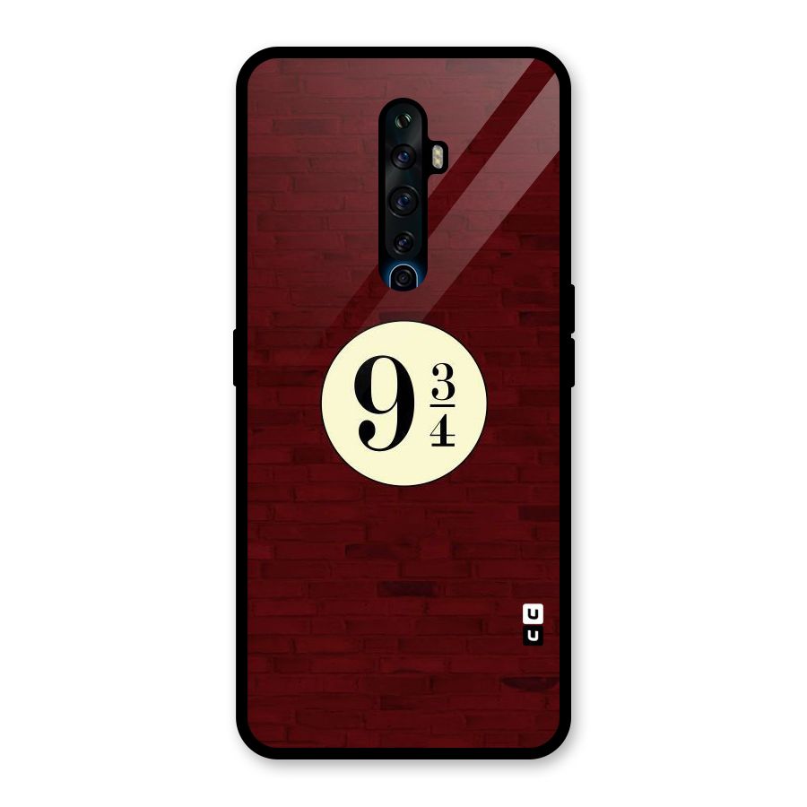 Red Wall Express Glass Back Case for Oppo Reno2 Z